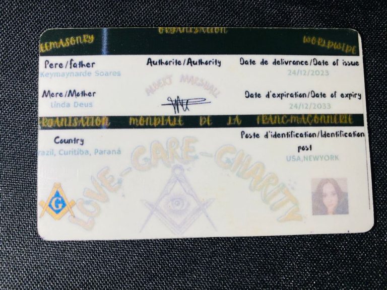 freemason membership card